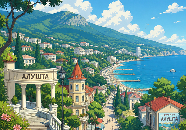 Алушта: достопримечательности, часть 1